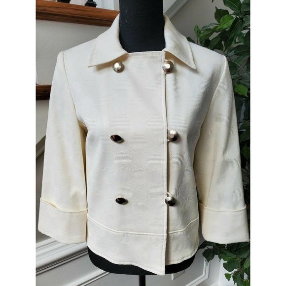 Signature Women's Cotton/Polyester Collared Coat - Picture 2 of 10
